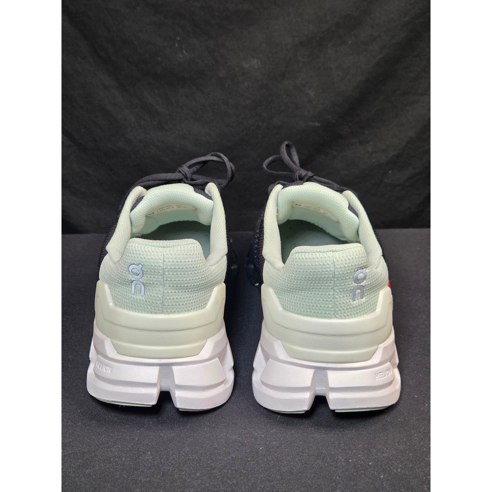 On Running Cloudnova Athletic Shoes in Black and Light Green - Picture 5 of 10
